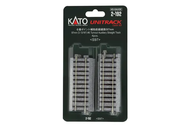 MINIS rail droit 97mm talus amovible lot de 4