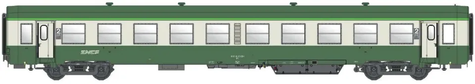MINIS USI B10t SNCF voiture voyageurs 2e cl Ep.Va