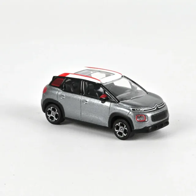 Norev Citroën C3 Aircross 2017 miniature 1/64 blanc gris