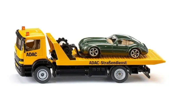 Siku 2712 dépanneuse + voiture miniature 1/55 jaune ADAC