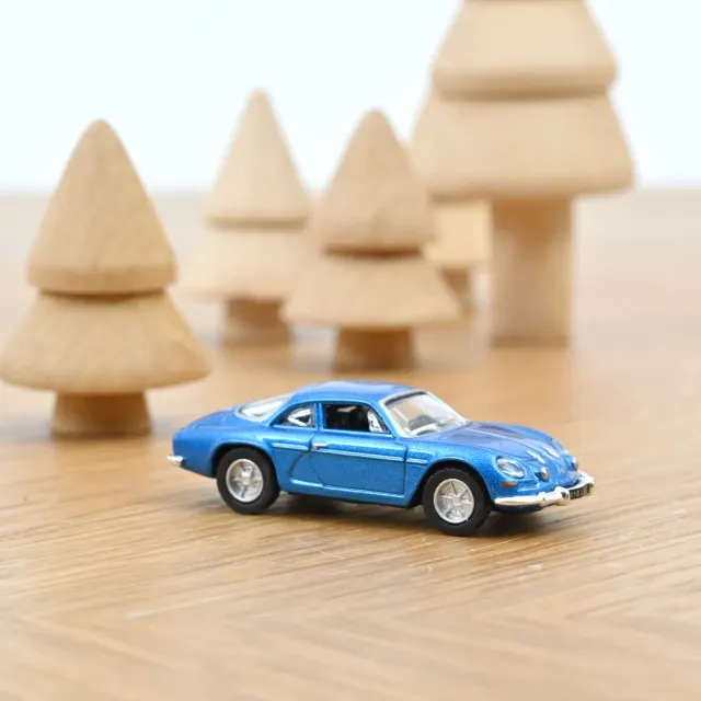 Norev Alpine A110 1973 voiture miniature 1/87 bleu métal