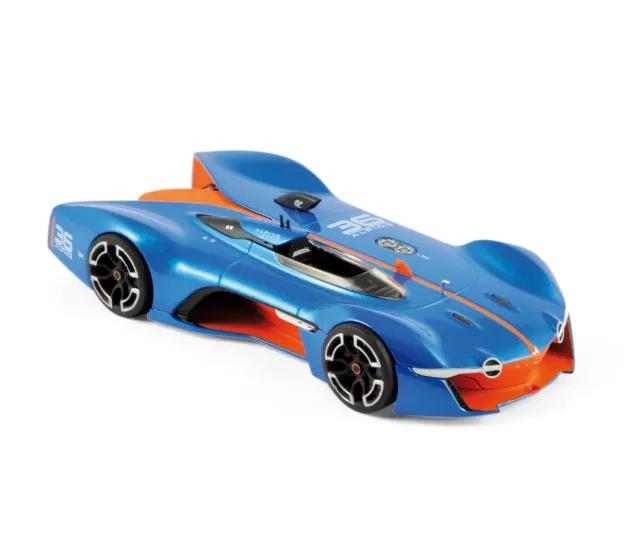 Norev Alpine Vision GT 2015 miniature 1/43 bleu orange