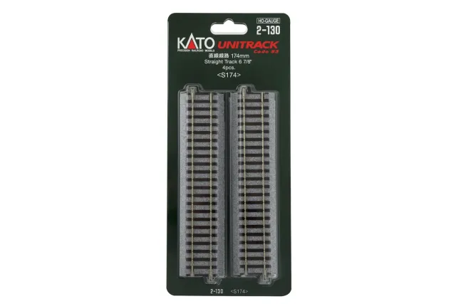 MINIS rail droit 174 mm lot de 4 échelle N