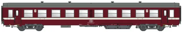 MINIS K4 B voiture voyageurs miniature SNCB Ep.V 2e classe