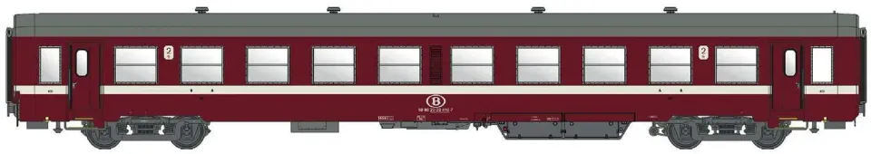 MINIS K4 B voiture voyageurs miniature SNCB Ep.V 2e classe