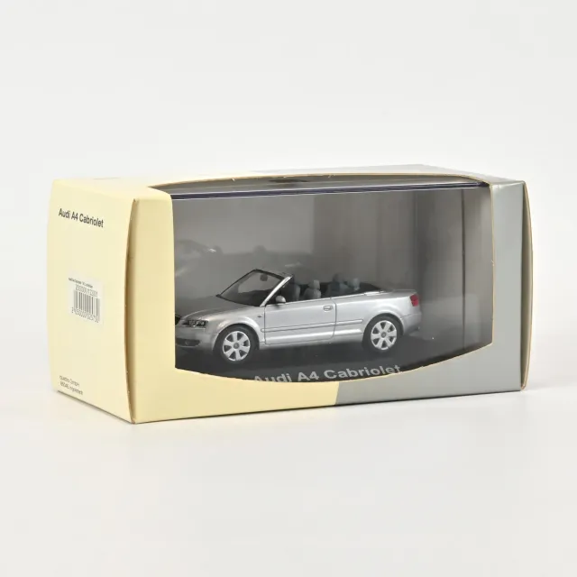 Norev Audi A4 Cabriolet miniature 1/43 argent clair