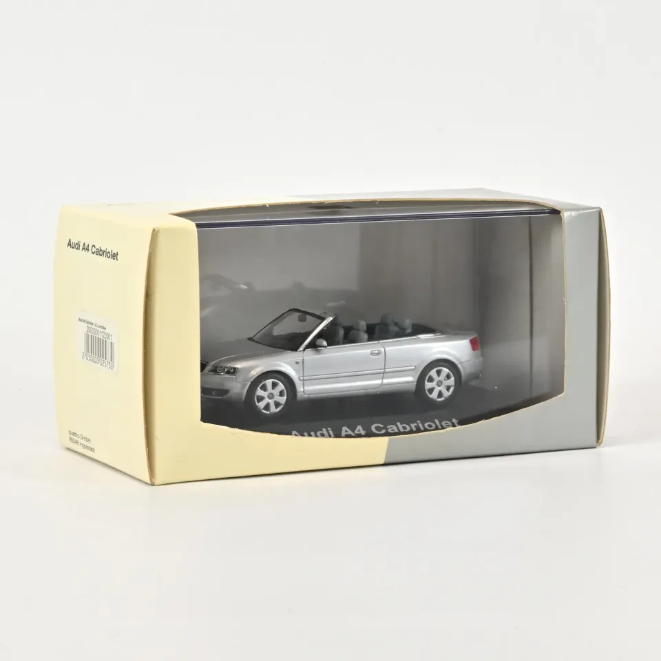 Norev Audi A4 Cabriolet miniature 1/43 argent clair