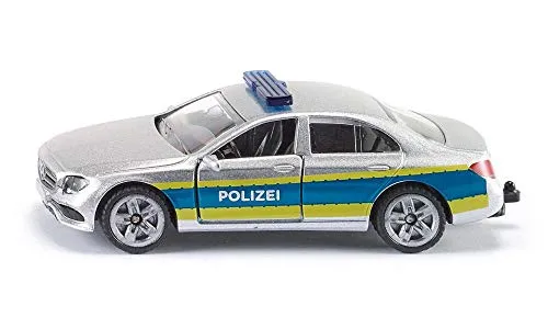 SIKU Super 1504 voiture police argentée portes ouvrables