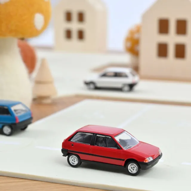 Norev Citroën AX 3 portes 1986 miniature 1/64 rouge