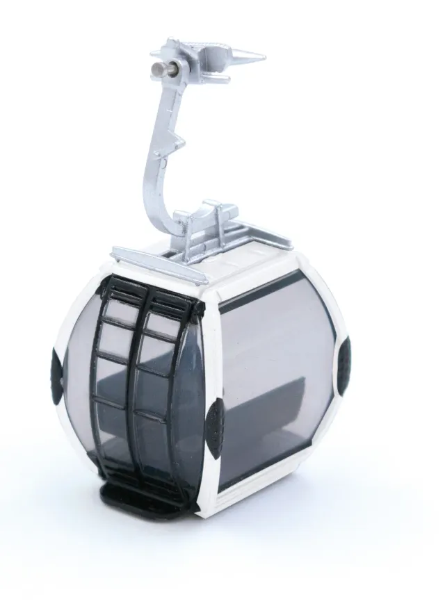 MINIS Omega IV cabine téléphérique blanche H0 1:87