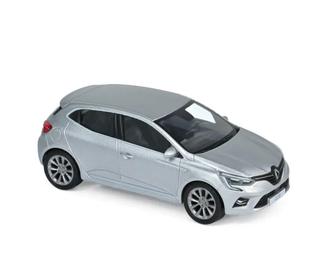 Norev Renault Clio 2019 voiture miniature 1/43 argent platine