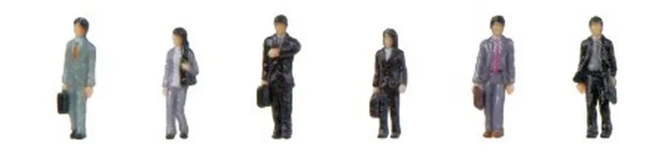 MINIS Set A figurines voyageurs 6 pcs affaires