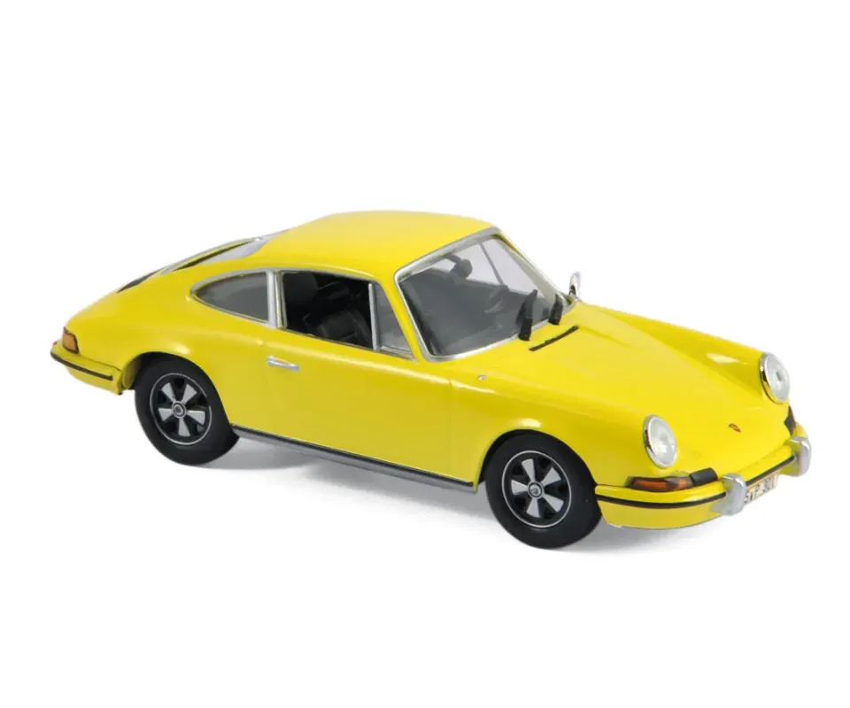 Norev Porsche 911 S 2.4 1973 voiture miniature 1/43 jaune