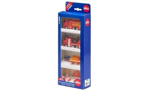 Siku 6330 Coffret Cadeau Pompiers camion avion métal