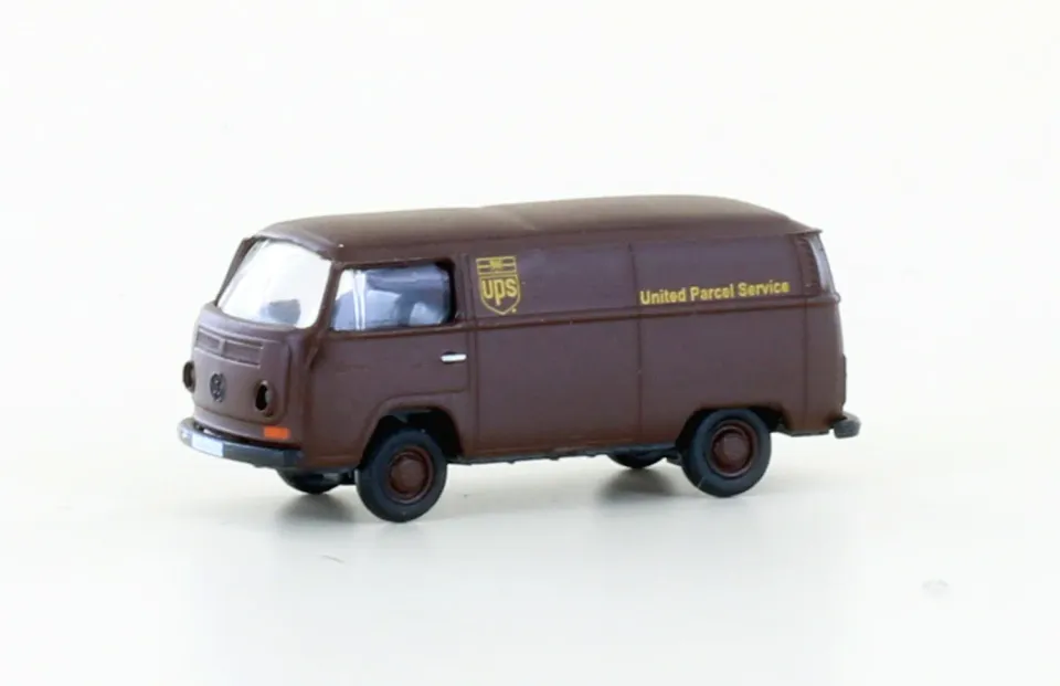 MINIS VW T2 voiture miniature N UPS marron 29 mm