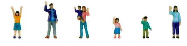 MINIS Set B figurines qui saluent 6 pièces