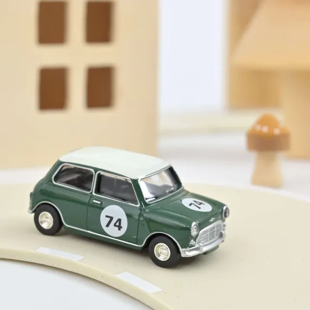 Norev Mini Cooper S 1964 miniature 1/54 verte n°74