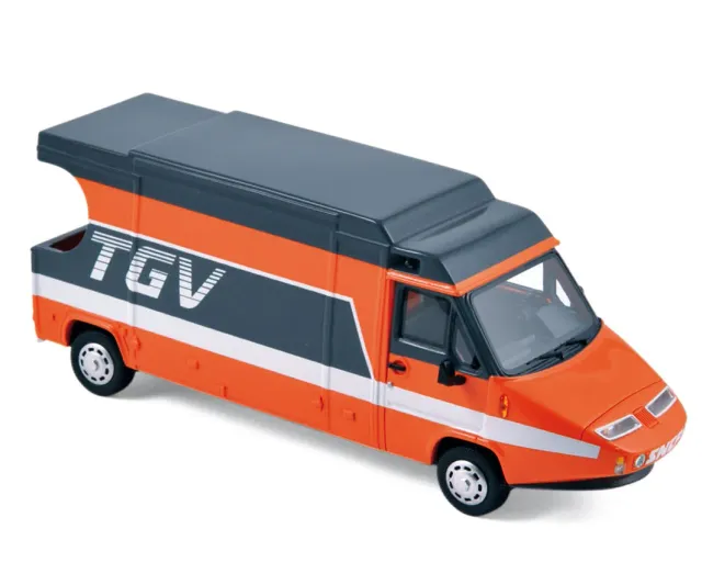 Norev Camion TGV 1983 miniature 1/43 orange