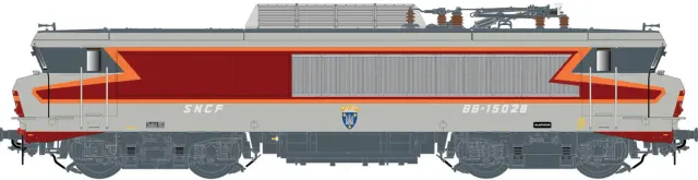 MINIS BB 15028 SNCF loco électrique Ep IV-V AC Béton