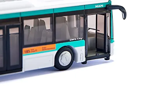 Siku Super 3734001 Bus miniature blanc/turquoise portes ouvrables