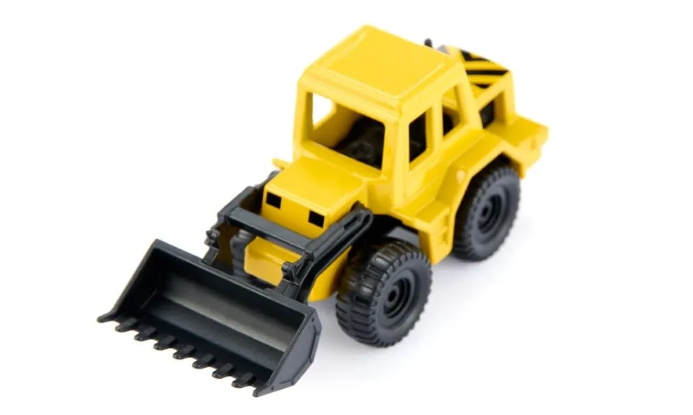 Siku Super 0802 Tracto-Pelle miniature métal 7,7 cm jaune