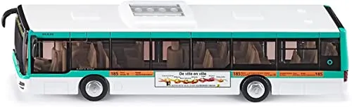 Siku Super 3734001 Bus miniature blanc/turquoise portes ouvrables