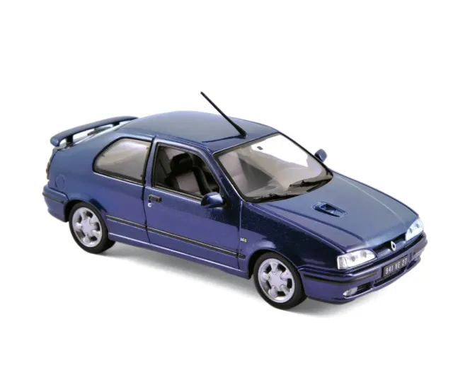 Norev Renault 19 16S 1992 voiture miniature 1/43 bleue