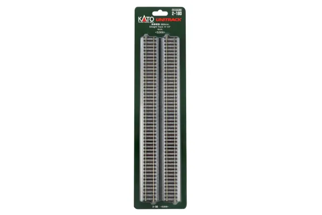MINIS rail droit 369 mm voie N lot de 4