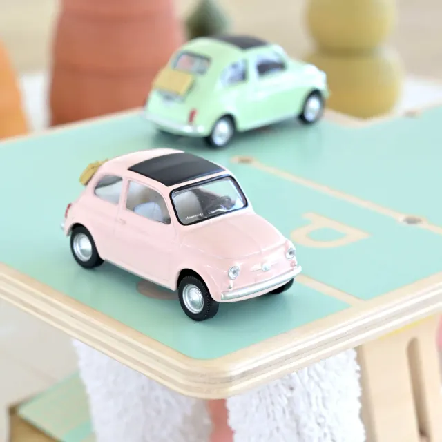 Norev Fiat 500 F 1965 Jet-Car 1/43 Rose Clair pique-nique