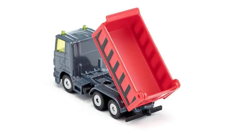 SIKU 1685 Camion benne remorque miniature gris rouge 15,2cm
