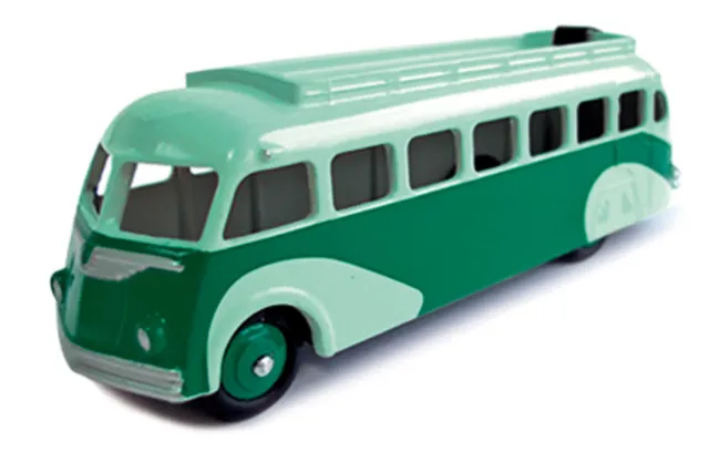 Norev Isobloc autocar miniature 1/84 vert deux tons