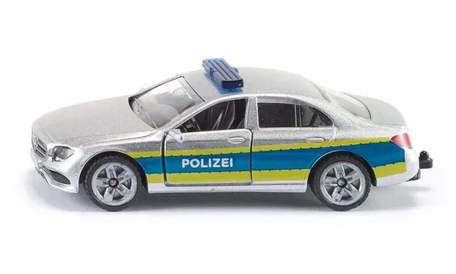 SIKU Super 1504 voiture police argentée portes ouvrables