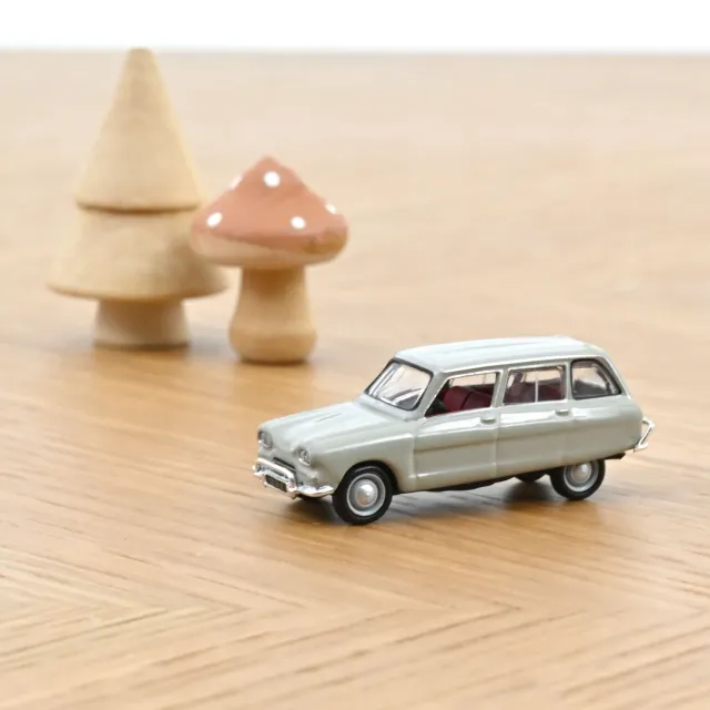 Norev Citroën Ami 6 break 1969 miniature 1/87 gris rosé