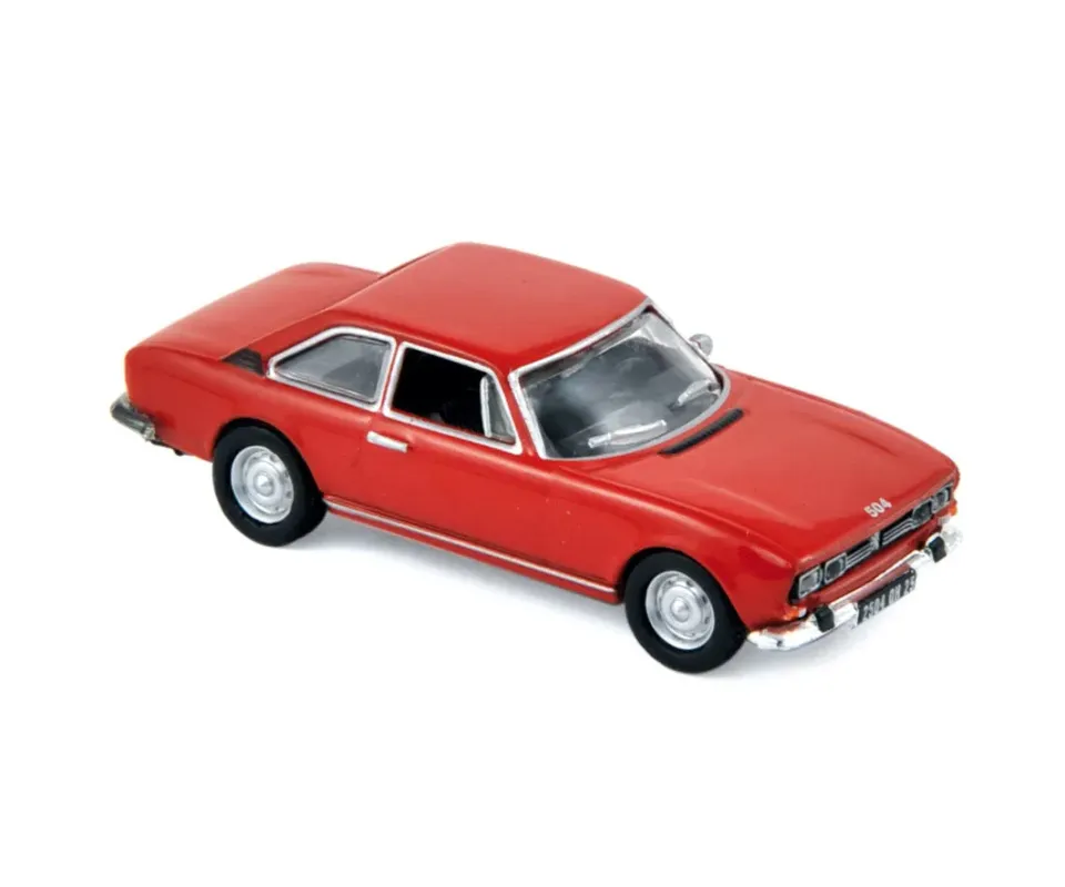 Norev Peugeot 504 Coupé 1971 miniature 1/87 rouge