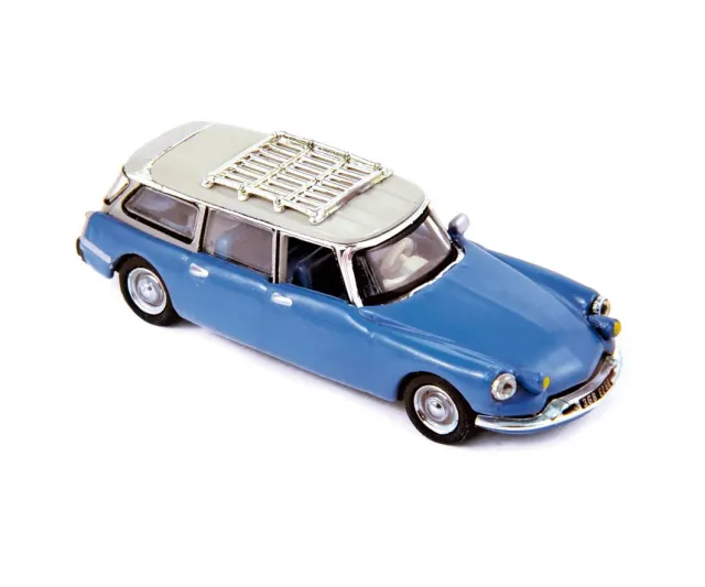Norev Citroen ID Break 1960 voiture miniature 1/87 bleu