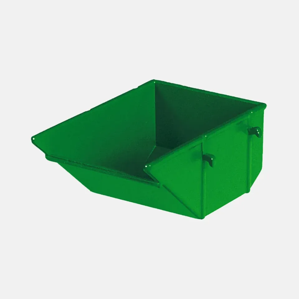 NZG miniature benne à déchets 1/50 verte chaîne