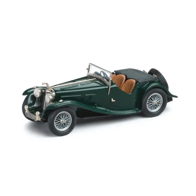 Brooklin Lansdowne AC 16/80 Roadster 1938 voiture miniature verte 1/43