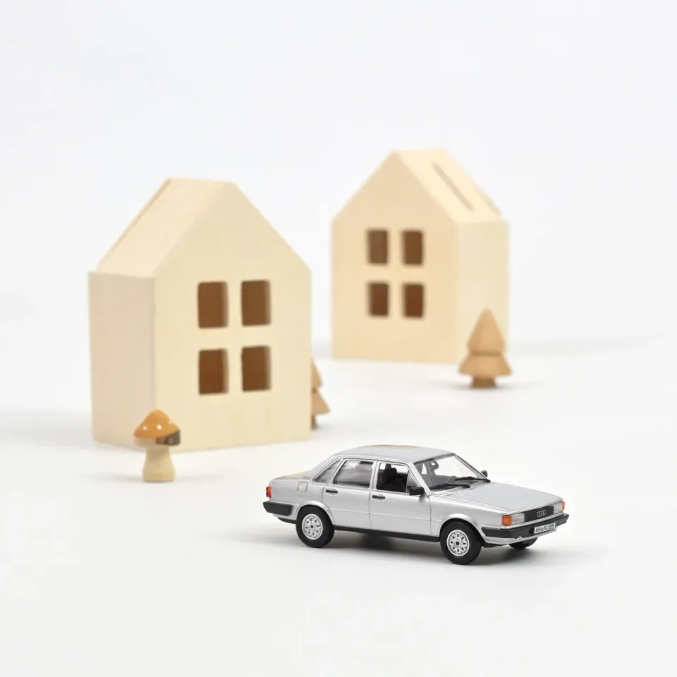 Norev Audi 80 S 1979 miniature 1/43 argent berline