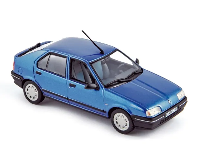 Norev Renault 19 1988 voiture miniature 1/43 bleu