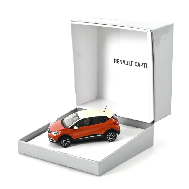 Norev Renault Captur miniature 1/43 orange Arizona ivoire bicolore