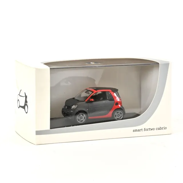 Norev Smart Fortwo Cabriolet 2016 voiture miniature 1/43 gris titane mat