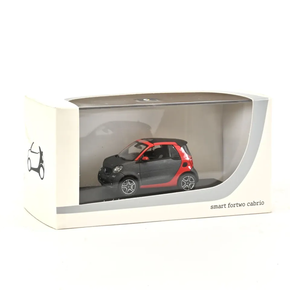 Norev Smart Fortwo Cabriolet 2016 voiture miniature 1/43 gris titane mat