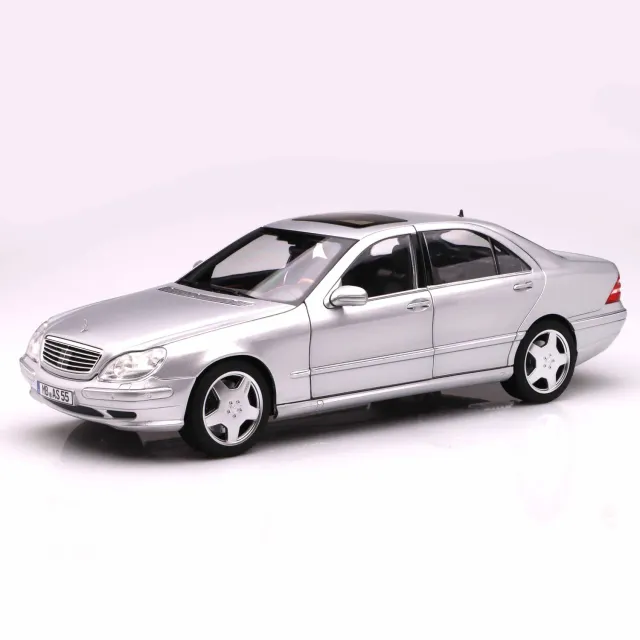 Norev Mercedes-Benz S55 AMG 2000 miniature 1/18 argent