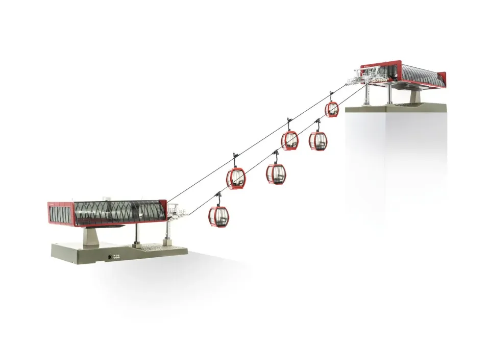 MINIS D-Linie téléphérique 6 Omega V rouge 1:87
