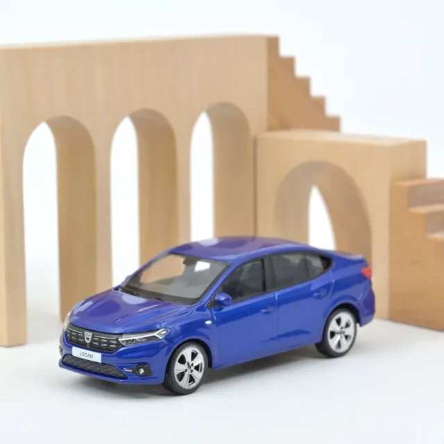 Norev Dacia Logan 2021 miniature 1/43 bleu Iron