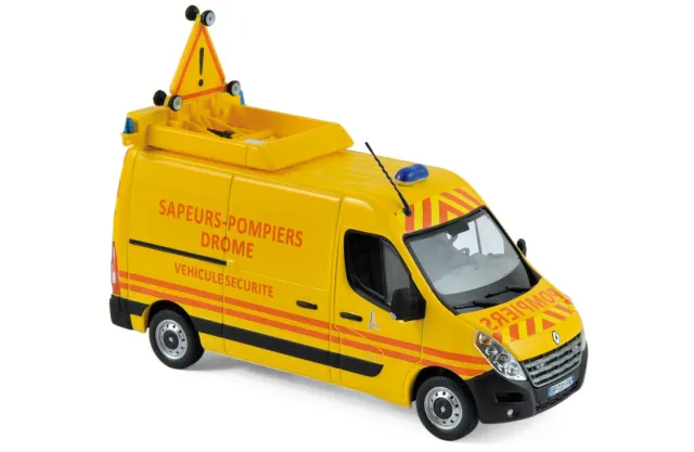 Norev Renault Master 2011 Pompiers miniature 1/43 sécurité