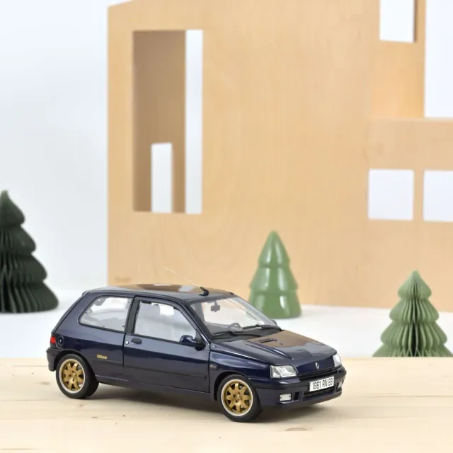 Norev Clio Williams miniature 1/18 bleue 1993