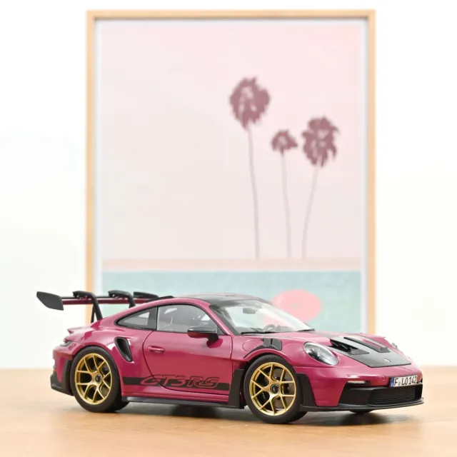 Norev Porsche 911 GT3 RS Weissach 2022 miniature 1/18 ruby