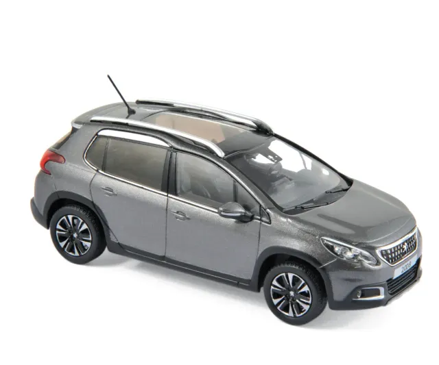 Norev Peugeot 2008 2016 miniature 1/43 gris platine