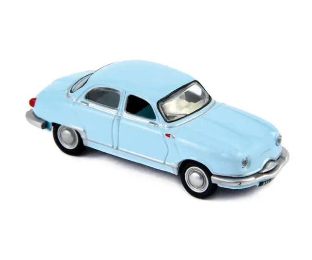 Norev Panhard Dyna Z12 1957 miniature 1/87 bleu ancienne